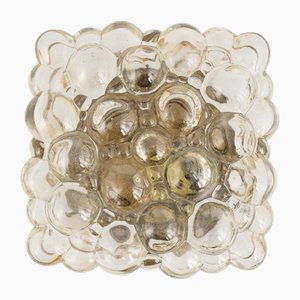Einbaulampe aus Bubble Glass von Helena Tynell für Glashütte Limburg, 1960er