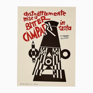 Vintage Poster by Fortunato Depero, 1980s