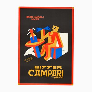 Vintage Poster von Fortunato Depero, 1980er
