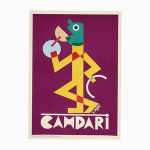Vintage Poster von Fortunato Depero, 1980er
