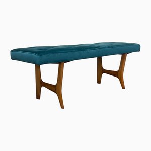 Upholstered Wall Bench, 1950s
