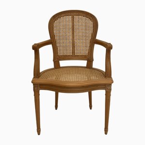 Louis XVI Sessel aus gebeizter Buche