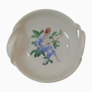 Bol en Céramique par Marcello Dudovich pour La Rinascente, Italie, 1970s
