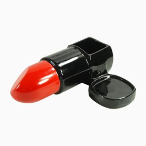 Italian Lipstic Shape Container, 1980s