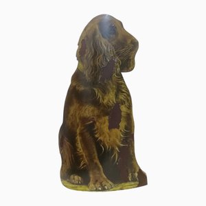 Vintage Dog-Shaped Wastepaper Basket, Italy, 1950s