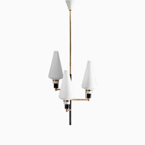 Vintage Italian Hanging Light, 1950s