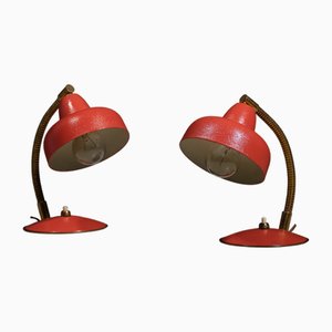 Italian Table Lamps with Directional Lights, 1950s, Set of 2