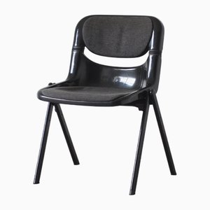 Schwarzer Dorsal Chair von G. Piretti & E. Ambas, Italien, 1980er