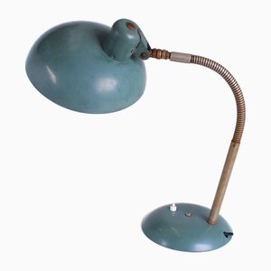 Lámpara de mesa Bauhaus con cuello de ganso ajustable de Sis, años 30