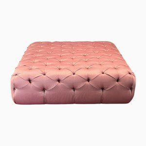 Ottomane Vintage en Textile
