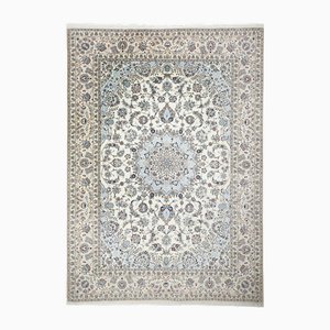 Nain Hand-Knotted Rug with Floral Design