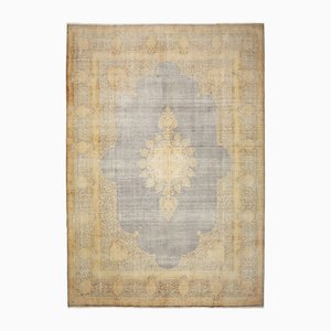 Orientalischer Vintage Teppich aus handgeknüpfter Schurwolle