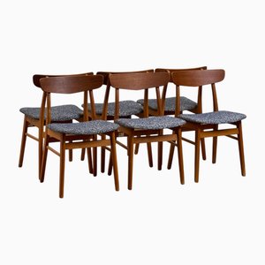 Dining Chairs in Teak from Farstrup Møbelfabrik, Set of 6