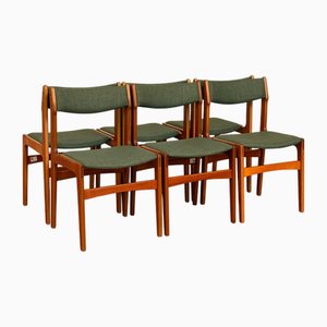 Esszimmerstühle aus Teak von Erik Buch, 6 . Set