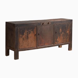 Antique Sideboard in Dark Tones, 1900