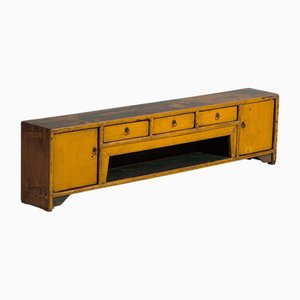 Antique Yellow TV Cabinet, 1900