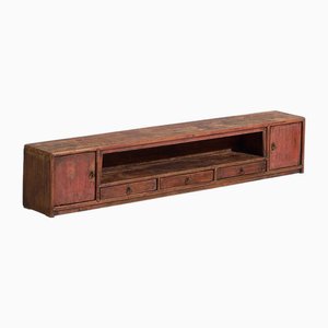 Antique Red TV Cabinet, 1900
