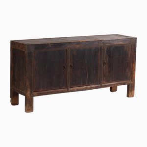 Credenza antica in toni scuri, 1900