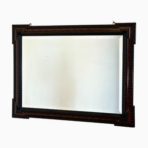 Mirror with Wooden Guilloche Frame, 1930s