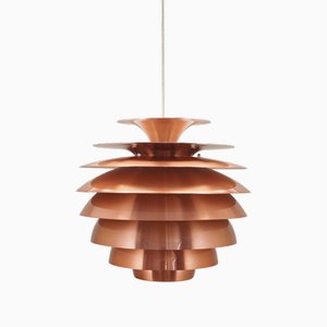 Vintage Danish Pendant Lamp by Bent Karlby for Lyfa, 1980s