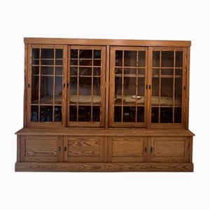 University Display Cabinet in Pine