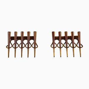 Lámparas de pared vintage de Gio Ponti, 1950. Juego de 2