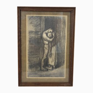 Steinlen, el beso, imprimir
