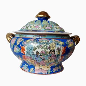 Chinesische Mid-Century Porzellan Terrine, 1920er