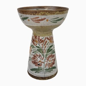 Earthenware Candleholder from Quimper, Keraluc, 1980s