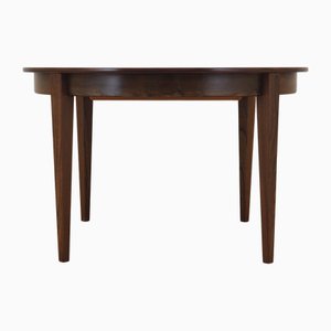 Runder Dänischer Vintage Palisander Tisch, 1970er