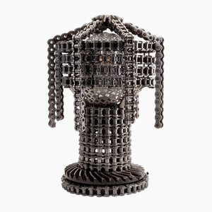 Metal Chain Table Lamp, Sweden, 2000s