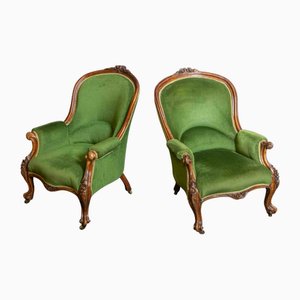 Set of Victorian Lounge Chairs