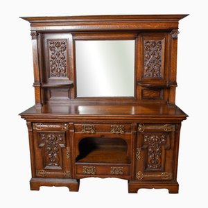 Art Nouveau Dresser in Oak, 1890s
