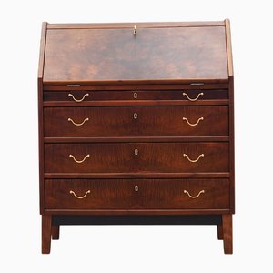 Vintage Danish Walnut Secretaire, 1960s