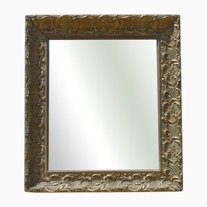 Specchio antico in legno dorato, Francia, XIX secolo