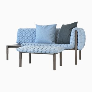 Ruché Sofa in Meridienne Felt by Inga Sempé for Ligne Roset, France, Set of 4
