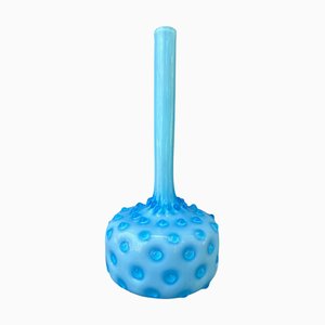 Vase Empoli Bleu Vintage en Verre de Murano, Italie, 1960s