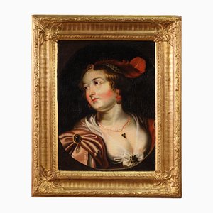 Portrait of a Lady, 1820, Oil on Canvas, Framed