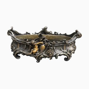 Antique Louis XV Gilt Bronze Planter, France, 19th Century