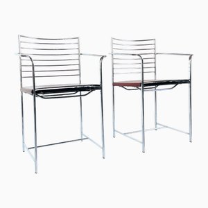 Set of Vintage Metal Chairs by Cidue Italy, 1960s