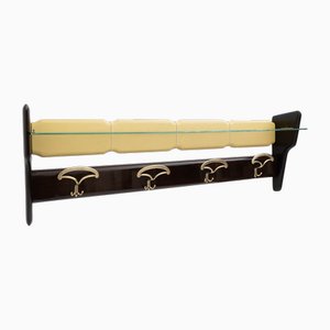 Perchero de pared italiano Mid-Century moderno, años 50