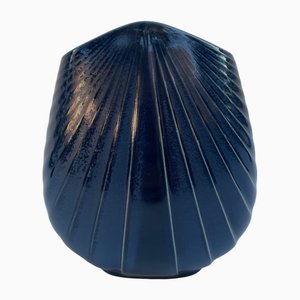 Marineblaue Vase von Rosenthal, Deutschland, 1970er