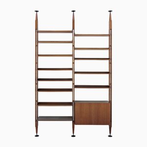 LB7 Bookcase in Walnut by Franco Albini for Poggi, Pavia, 1960s