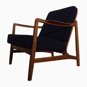 Teak and Oak Chair by Tove & Edvard Kindt-Larsen for France & Daverkosen, 1950s