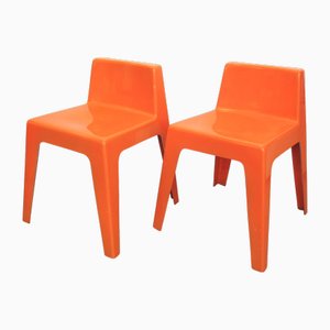 Chaises en Fibre de Verre de Kostka, 1970s, Set de 2