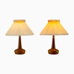 Lampes Modèle 311 Mid-Century par Le Klint pour Palshus Stentöj, Danemark, 1960s, Set de 2