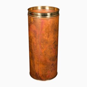 Custodia vintage in rame e ottone, Regno Unito, 1970