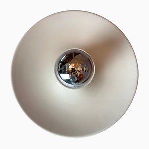 Lampada da parete Diskus 25 cm bianca di Charlotte Perriand per Honsel