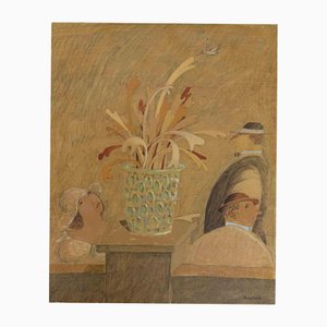 Alberto Gallerati, A Very Rare Specimen of Lopopulus, Oil on Canvas, 1970s