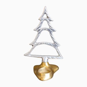 Décoration de Noël en Aluminium et Laiton par David Marshall, 1980s